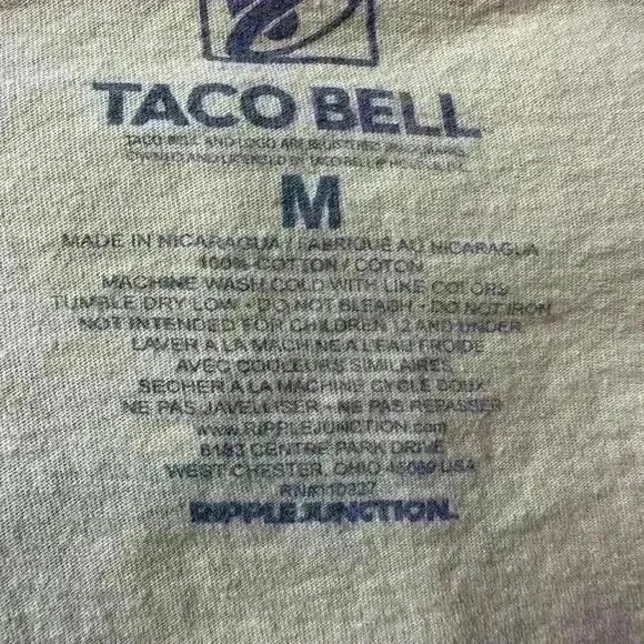 Taco Bell Retro Yellow T-shirt Size Medium - Unisex - Picture 3 of 5